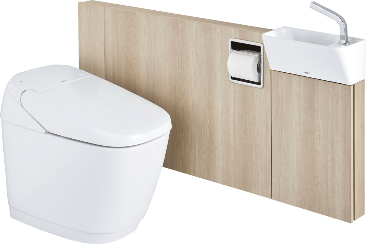 階段下のトイレをおしゃれ＆快適にする5つの工夫：タンクレストイレを選ぶ
