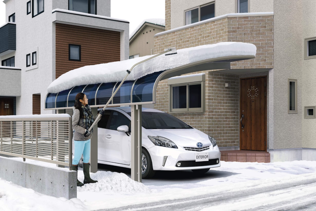 雪に強いカーポートは 雪国における適切なカーポートの選び方 カインズ リフォーム