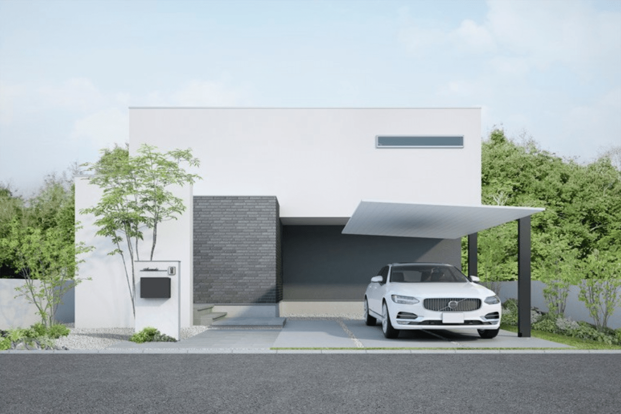 カーポートSCのサイズ・カラーバリエーション：1台用