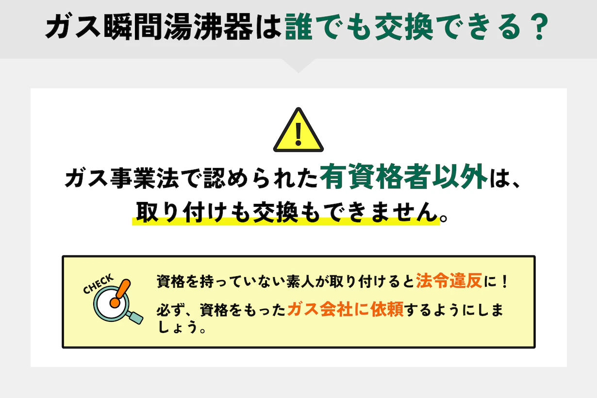 ガス瞬間湯沸器（リンナイ、パロマ）の特徴｜コストや耐用年数は？