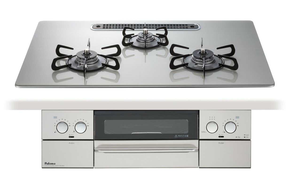 ウィズナ_PD-819WS-U75GH(天板750mm,ガラストップ) | パロマ ウィズナ_PD-819WS-U75GH(天板750mm,ガラストップ) | パロマ