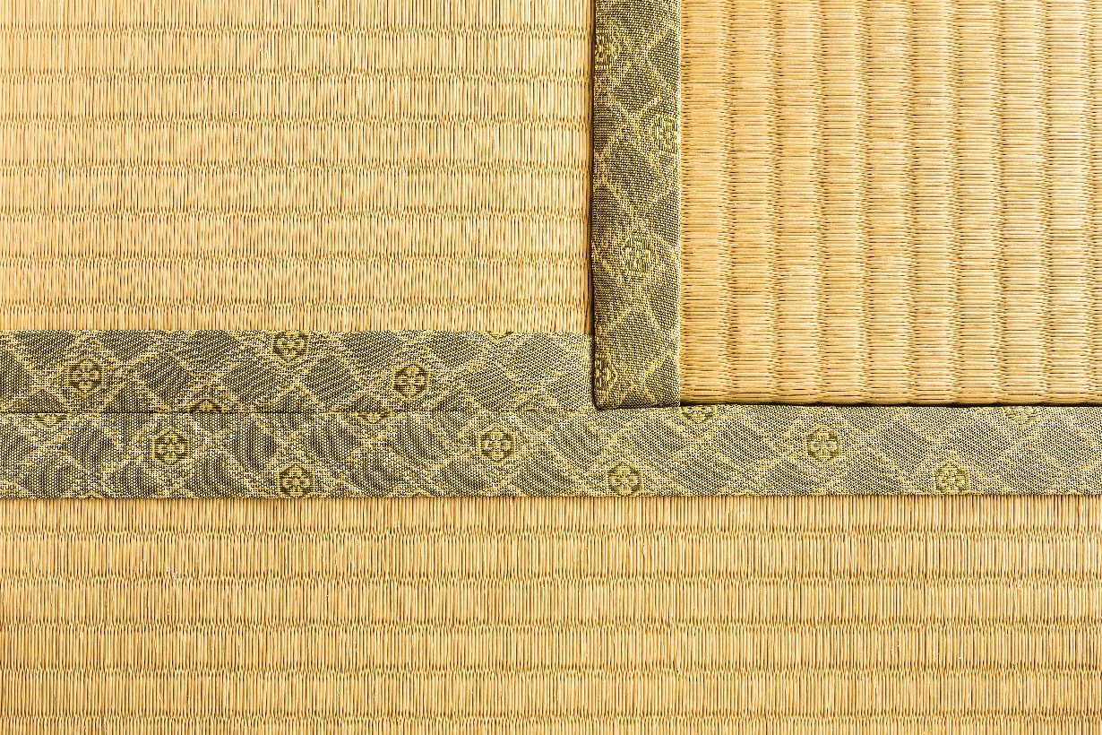 Three sections of tatami Three sections of tatami