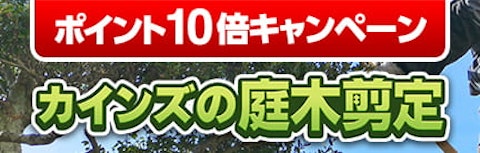 カインズの庭木剪定