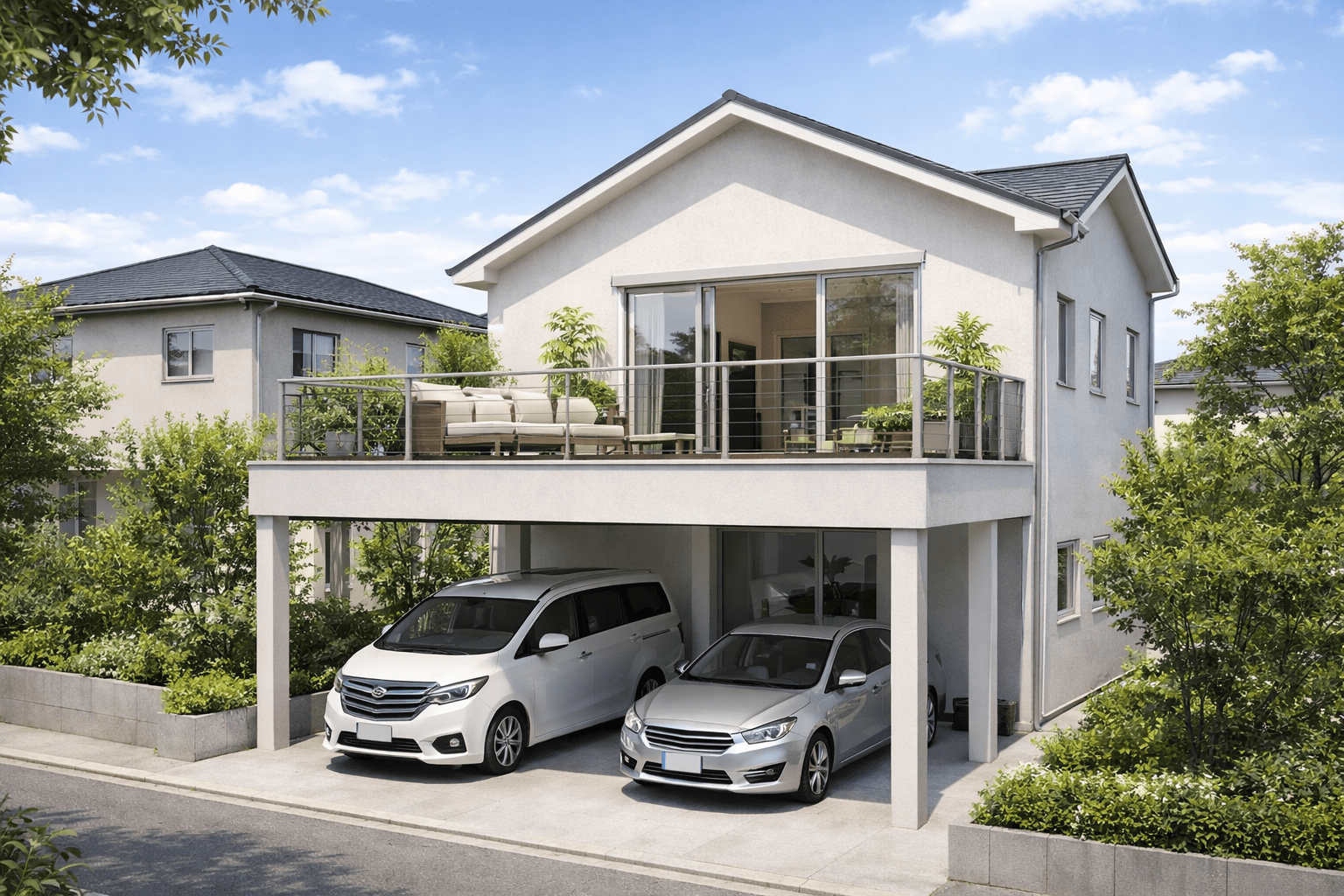 工事費込み【2026新春初売り】1台用カーポート VICポートαⅣ 51-24型