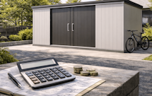 シンプリー MJX-097EP 幅92cm×奥行78.8cmサイズ|イナバの物置・倉庫