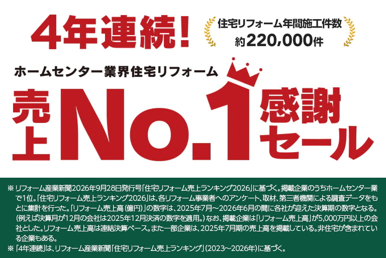 売上NO.1感謝セール